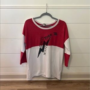 Free People long sleeve tour shirt-Size Small